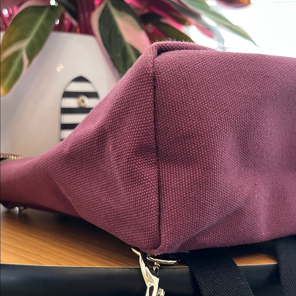 Henri Bendel Burgundy Convertible Backpack EUC main image 5